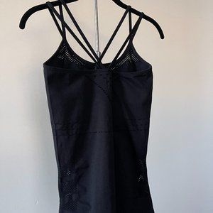 Four Black Activewear Tank Tops
